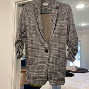 MaxMara relaxed plaid blazer